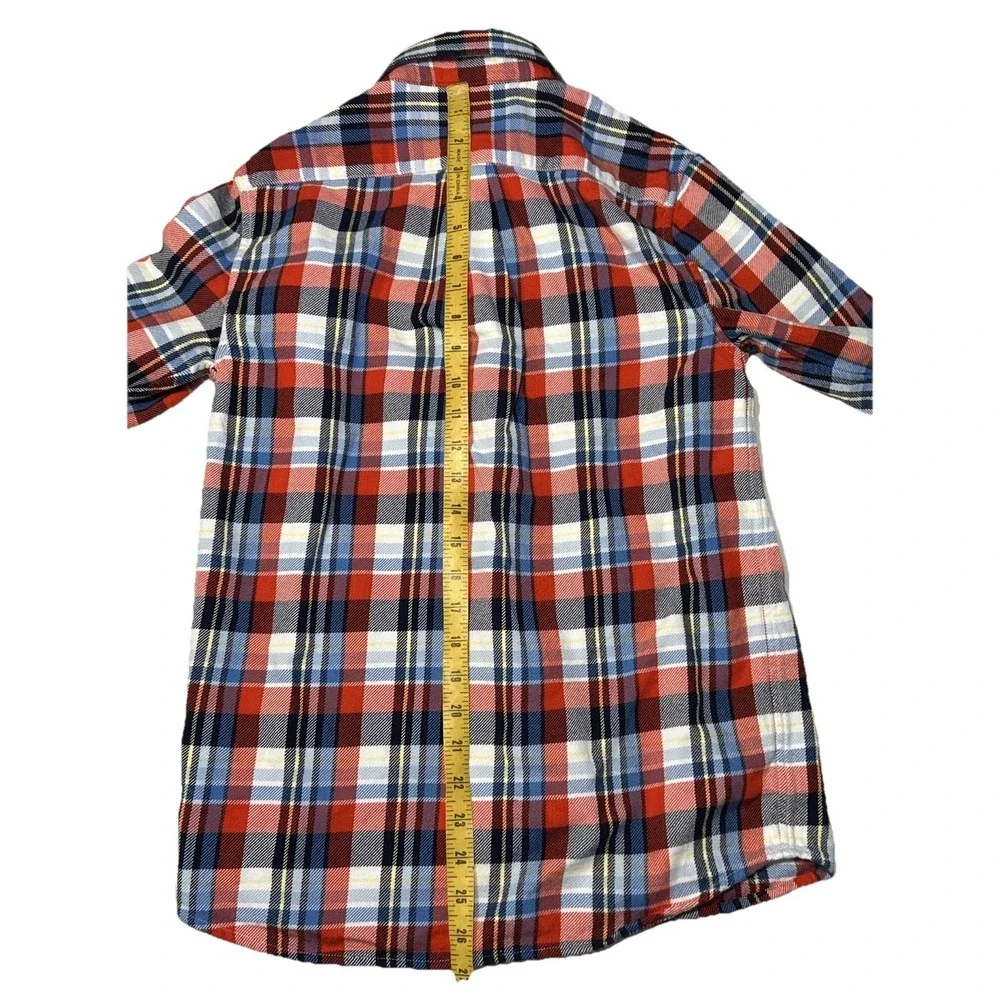 Boys Vineyard Vines‎ Long Sleeve Flannel Shirt Button Front Sz Large 16